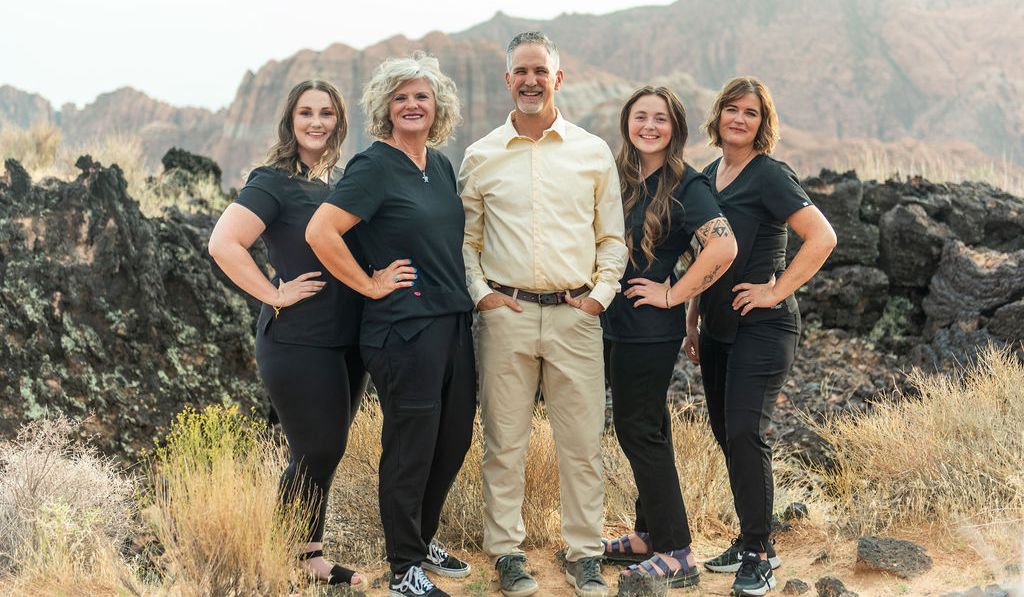 The TMS Success care team outside the clinic in St. George, Utah